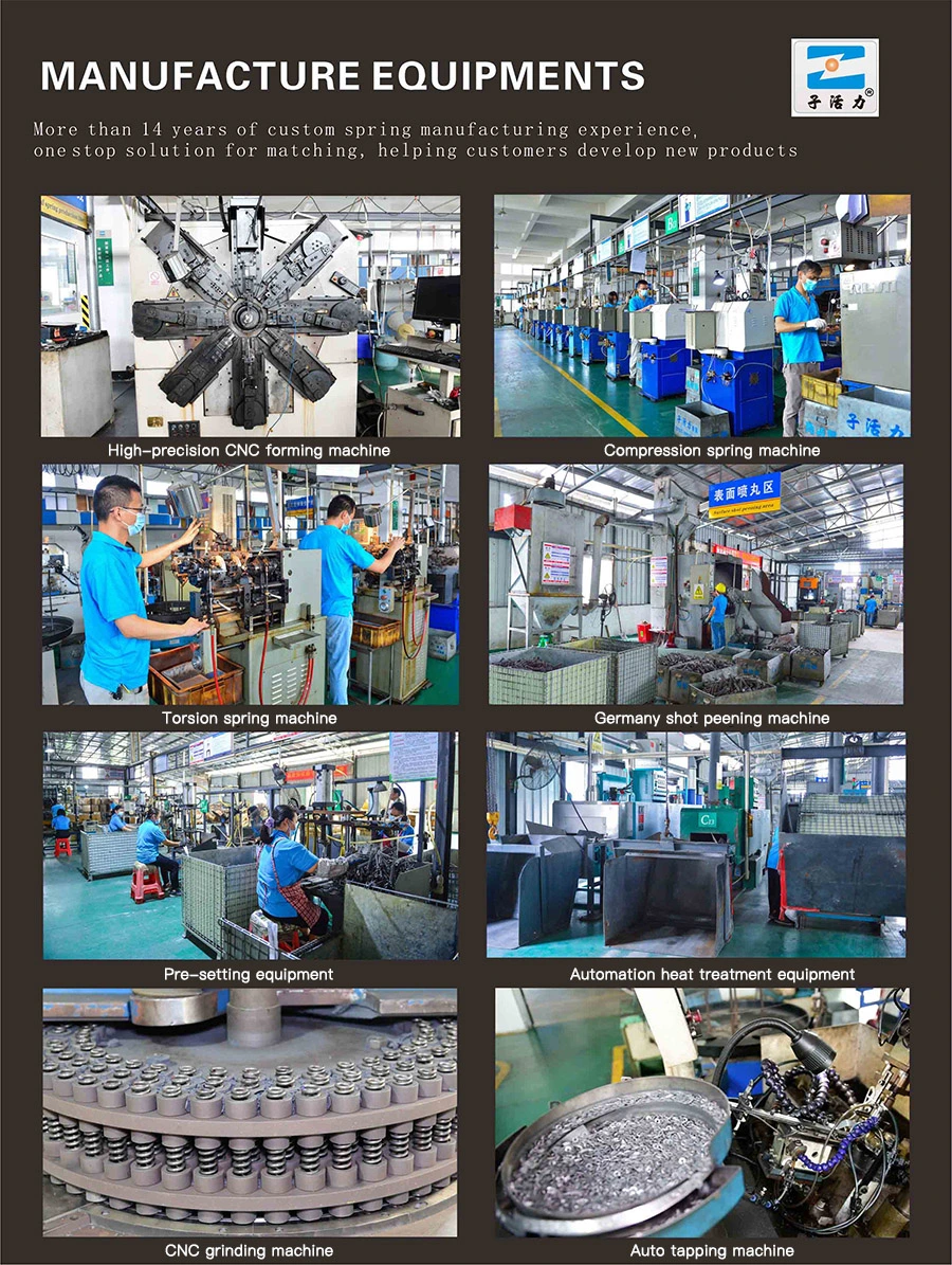 Manufacturer Custom Conical Coil Compression Spring Wire Forming Industrial RoHS Pass Hardware Spring